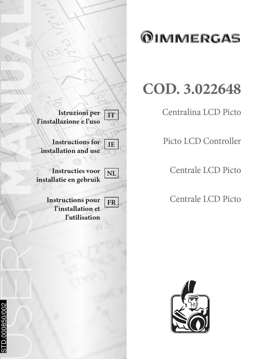 Immergas 3.022648 Instructions for installation and use