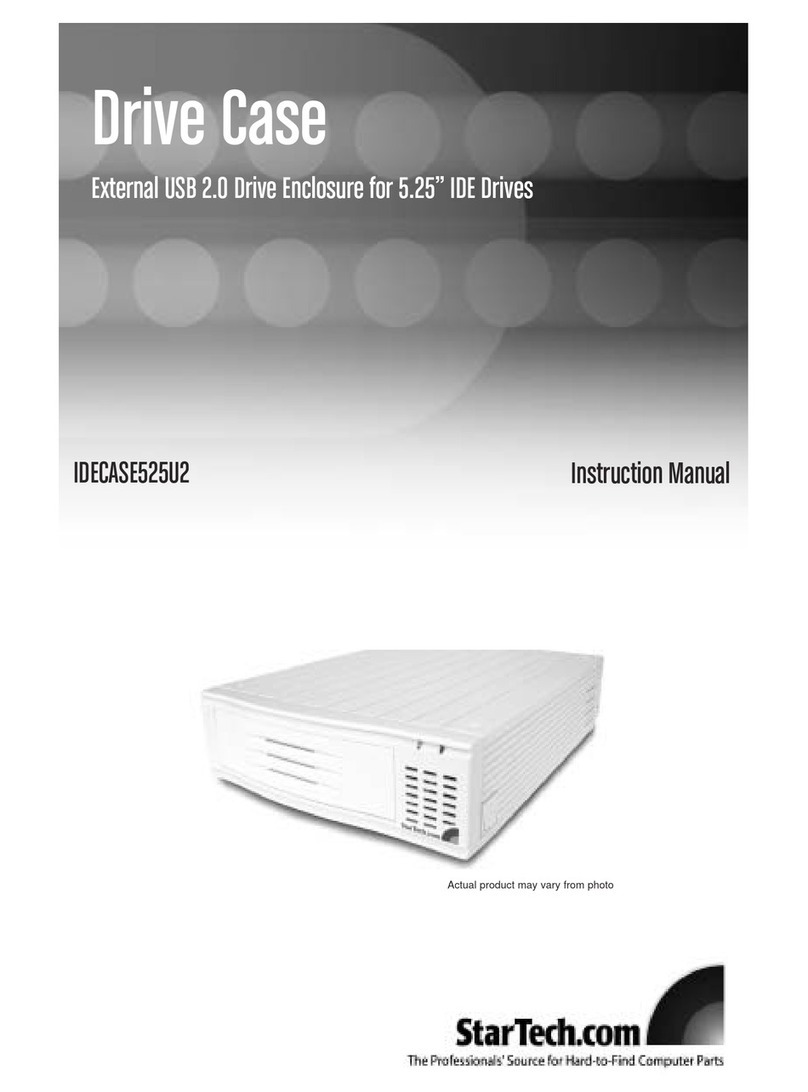 StarTech.com IDECASE525U2 User manual StarTech.com IDECASE525U2 User manual