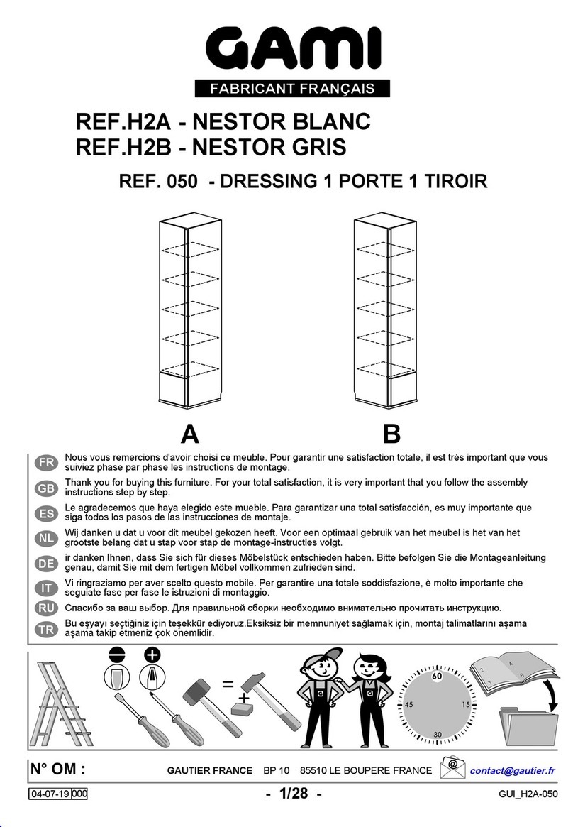 Gami 050 Assembly instructions
