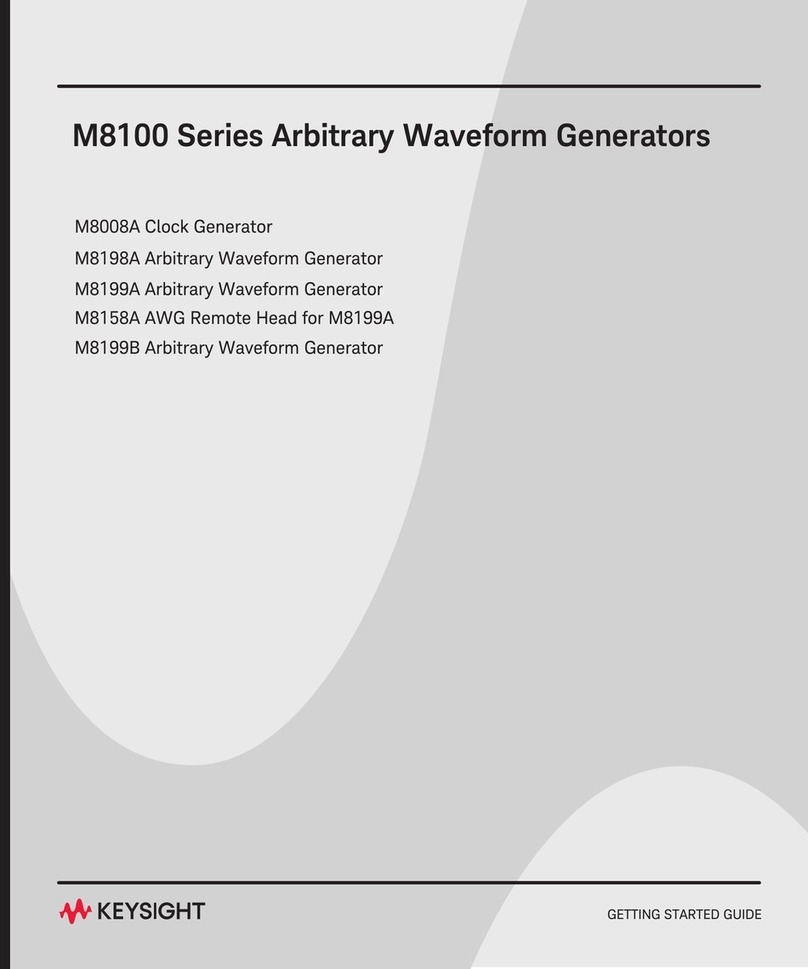 Keysight M8198A User manual