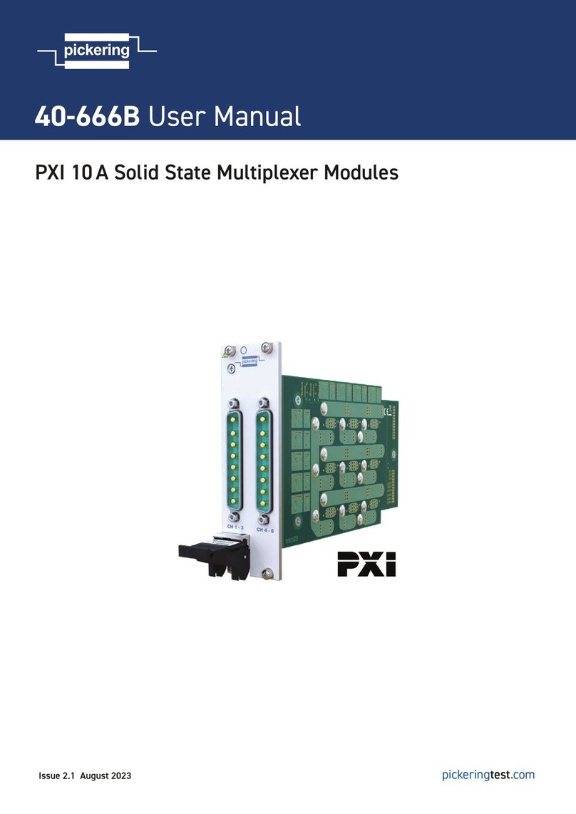 Pickering 40-666B User manual