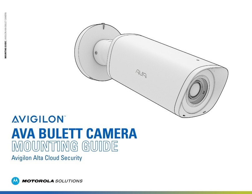 Motorola solutions AVIGILON AVA BULLET Mounting guide