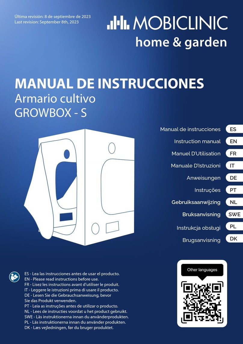 Mobiclinic GROWBOX-S instruction manual