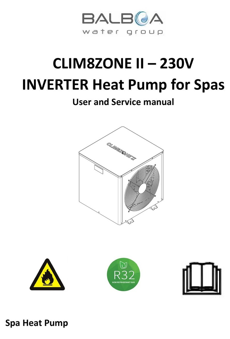 Balboa Clim8zone User and service manual Balboa Clim8zone User and service manual