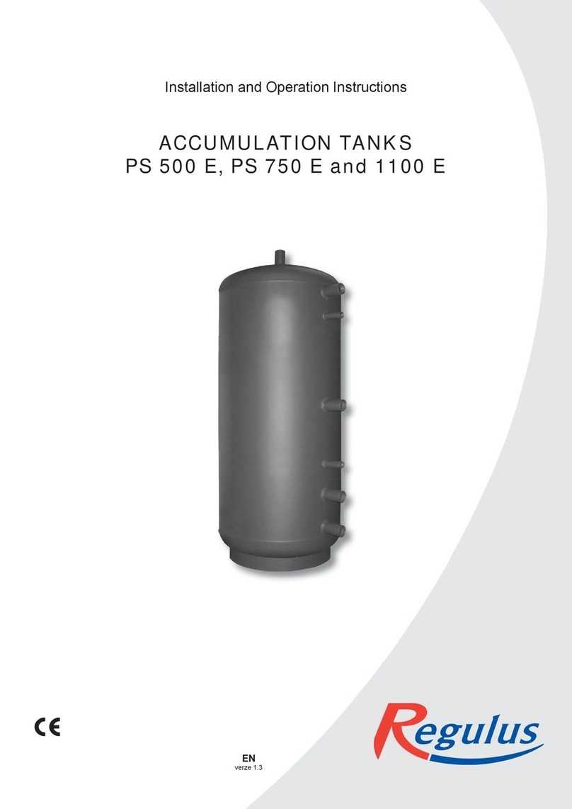 Regulus PS 500 E Assembly, installation and operation instructions