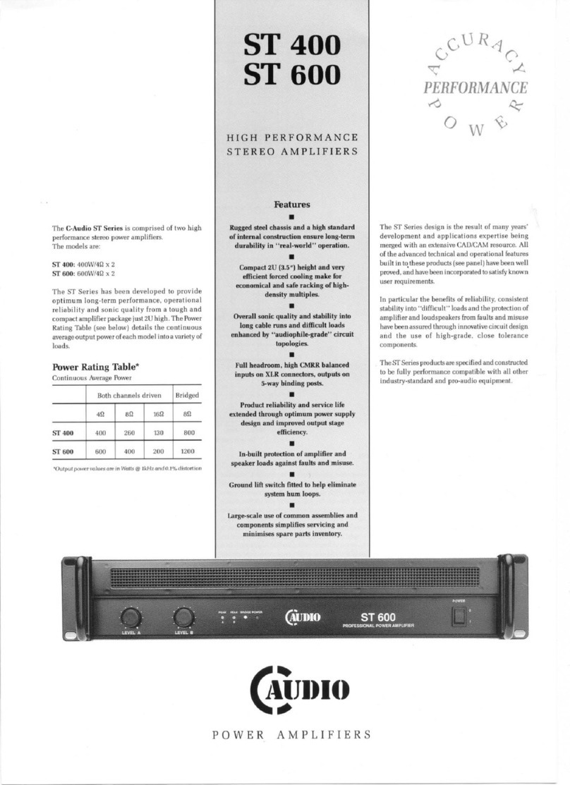 C-Audio ST Series manual