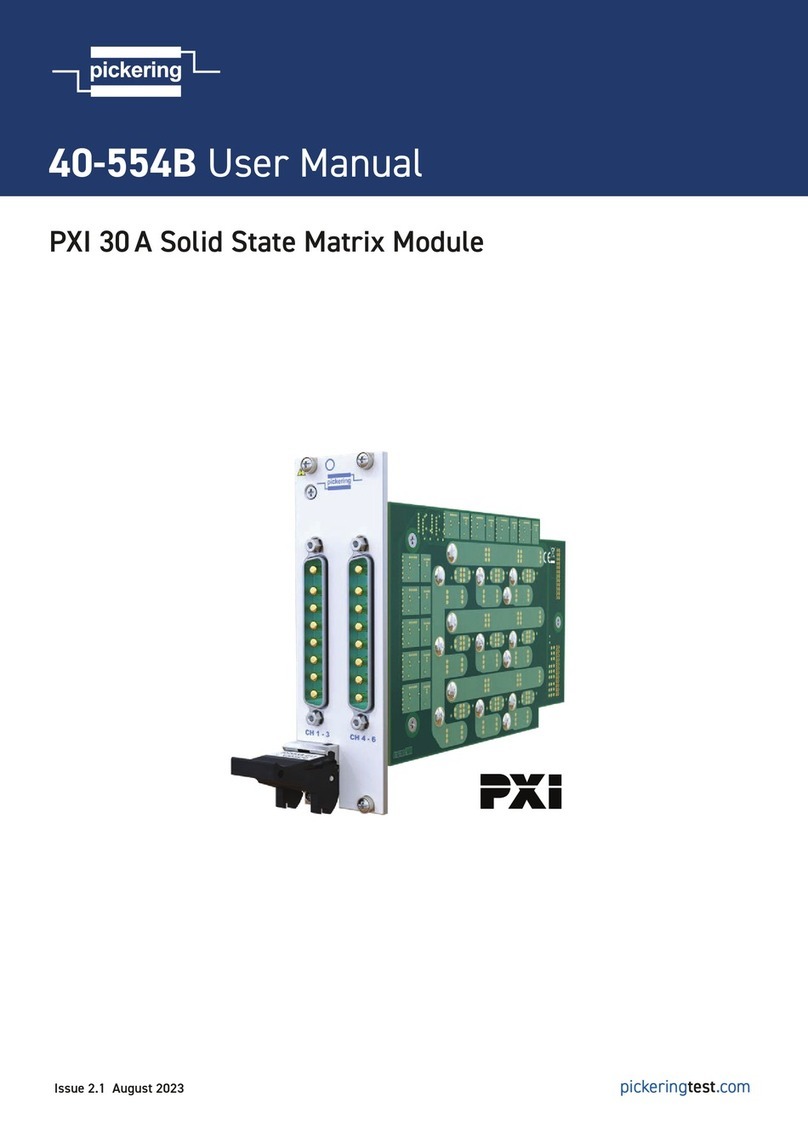 Pickering 40-554B user manual