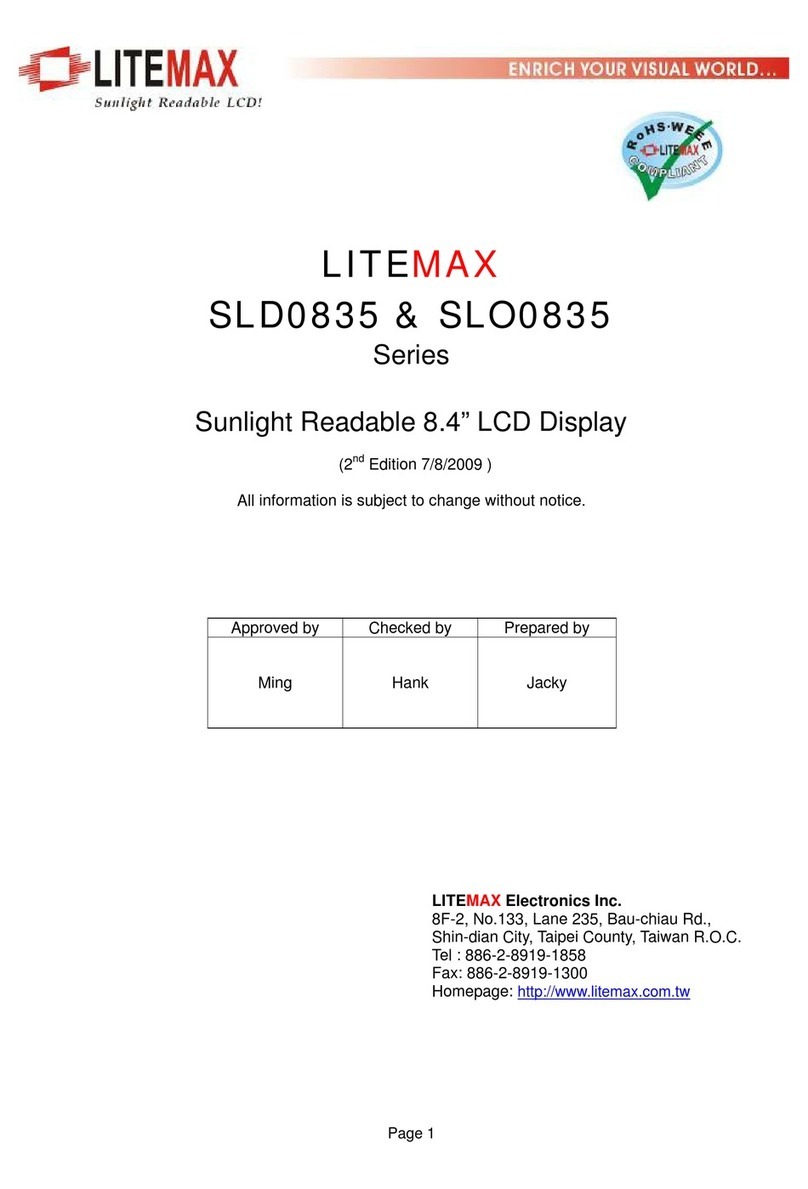 LITEMAX SLD0835 Series User manual LITEMAX SLD0835 Series User manual