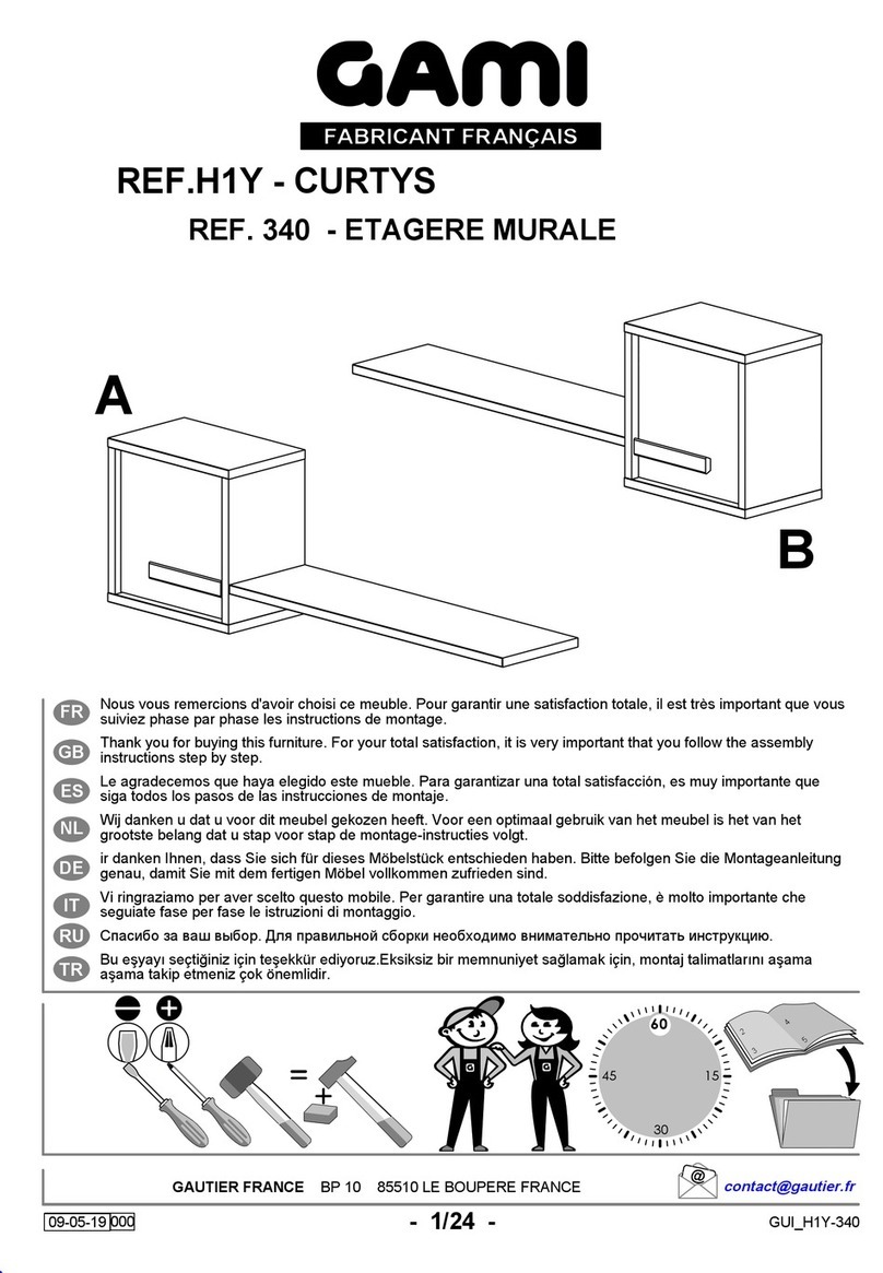 Gami 340 Assembly instructions