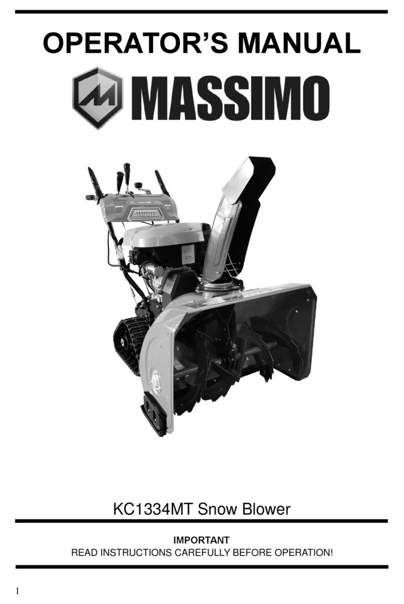 Massimo KC1334MT Operator's manual