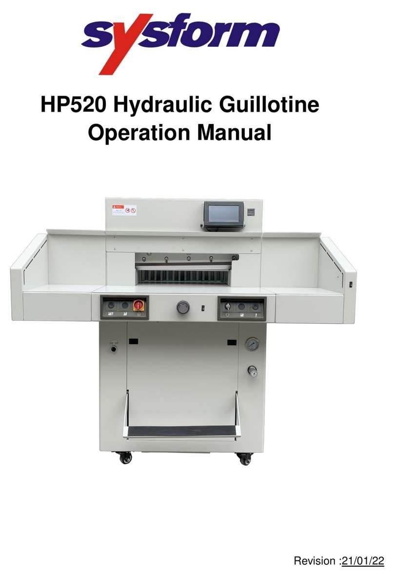 SYSFORM HP520 User manual
