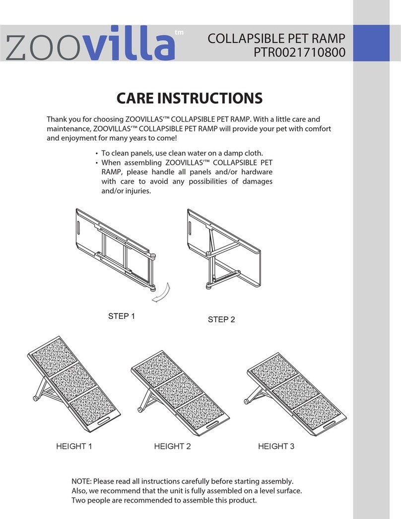 Zoovilla PTR0021710800 Installation guide Zoovilla PTR0021710800 Installation guide