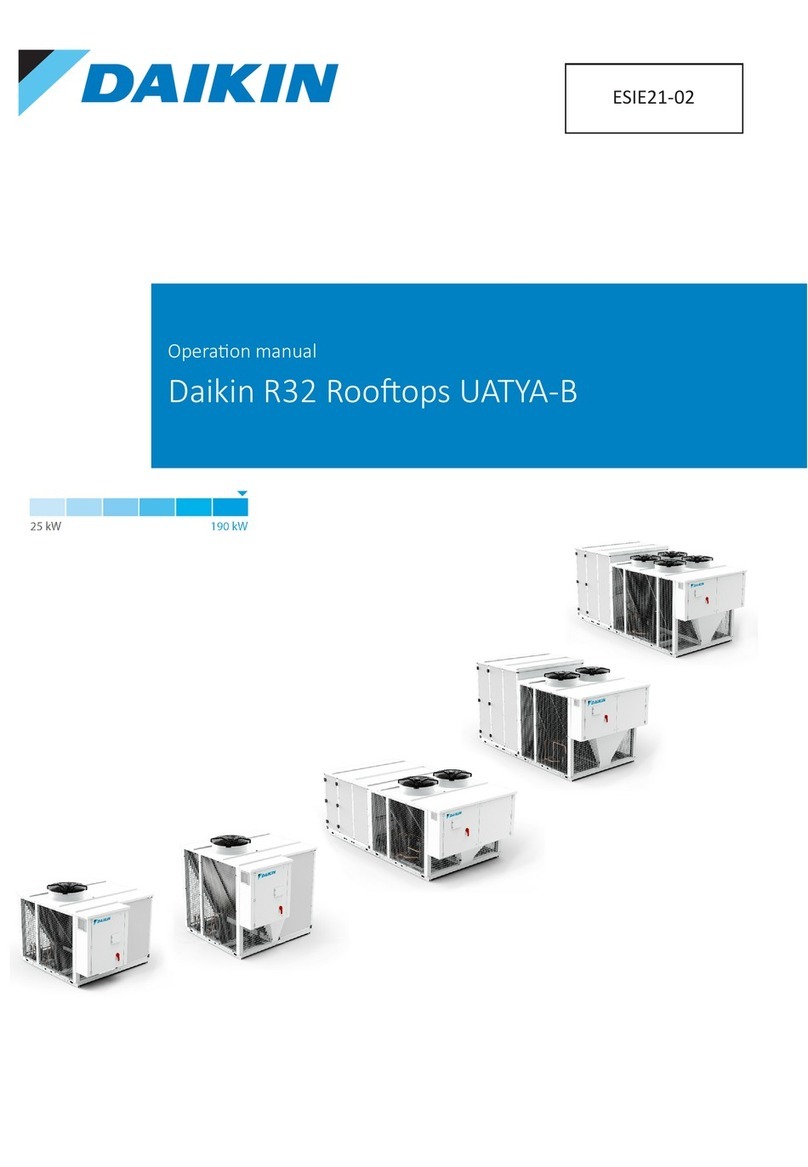Daikin UATYA-B Operation manual
