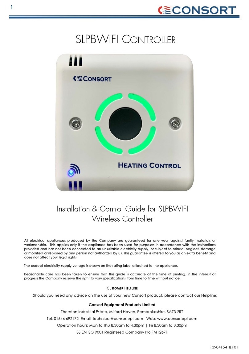 Consort SLPBWIFI Use and maintenance manual