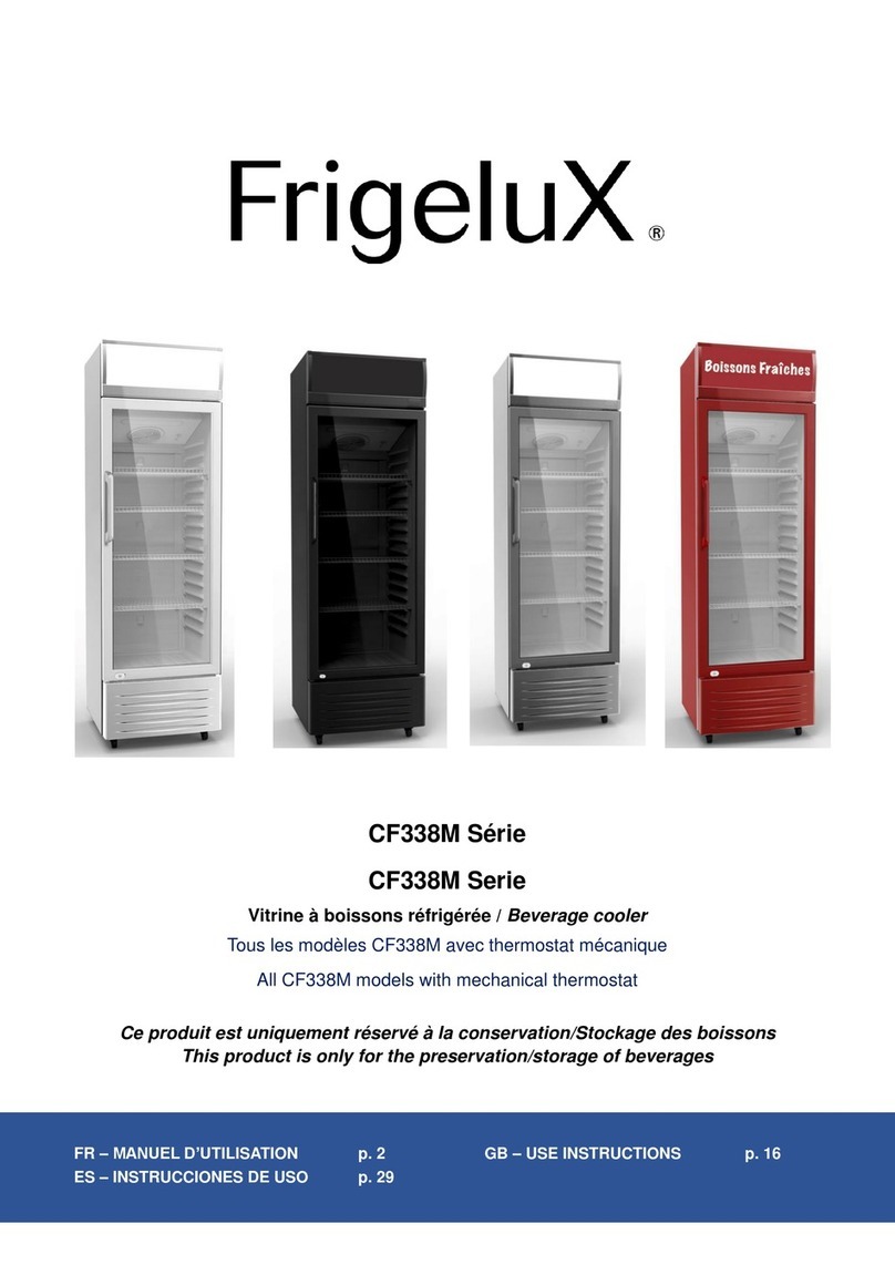 Frigelux CF338M Series Operating and maintenance manual