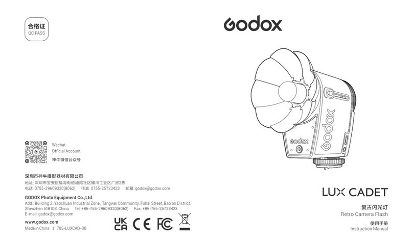 Godox LUX CADET instruction manual