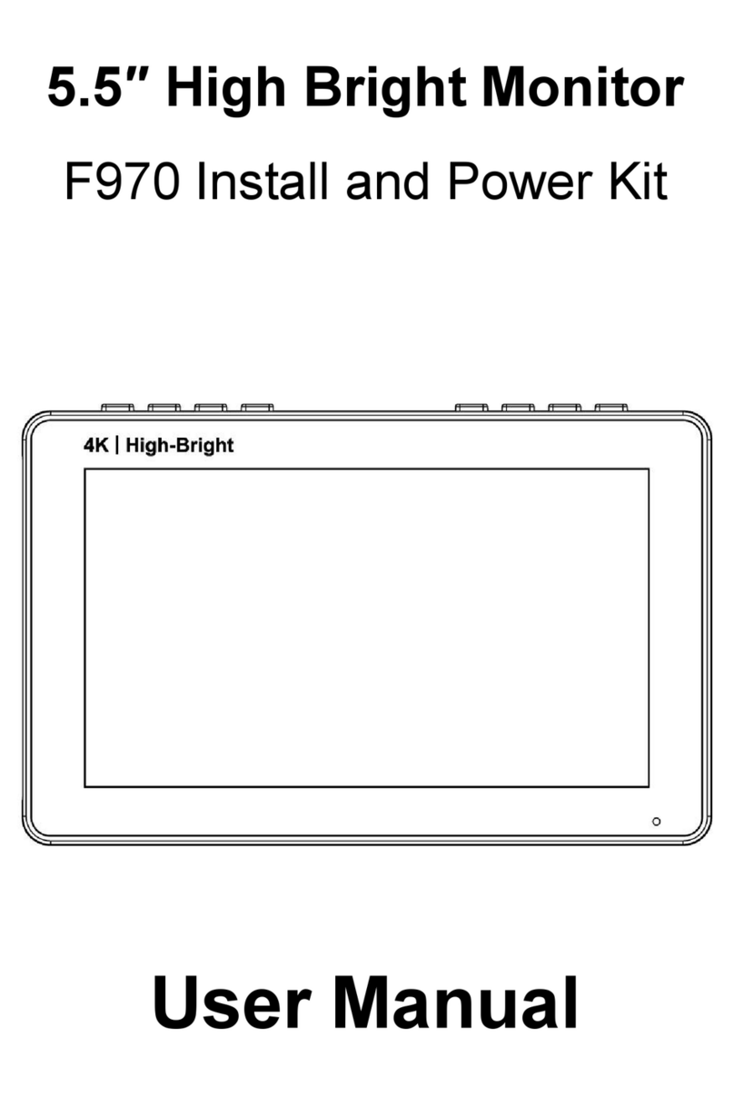 Feelworld F970 Instruction sheet Feelworld F970 Instruction sheet