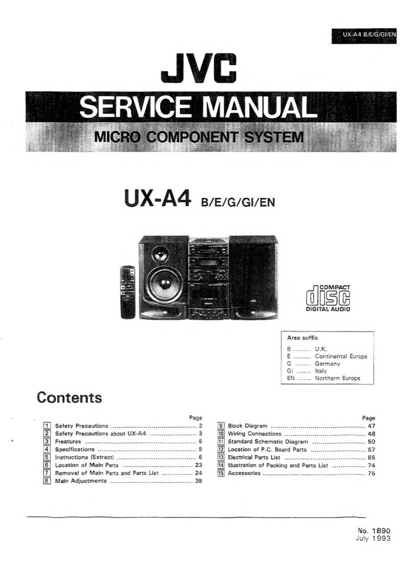 JVC UX-A4 Service manual