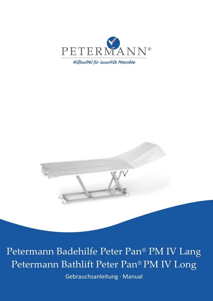 Petermann Bathlift Peter Pan PM IV Long manual