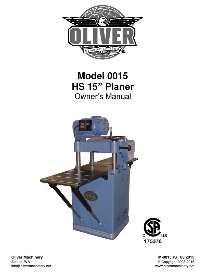 Oliver 0015 User manual