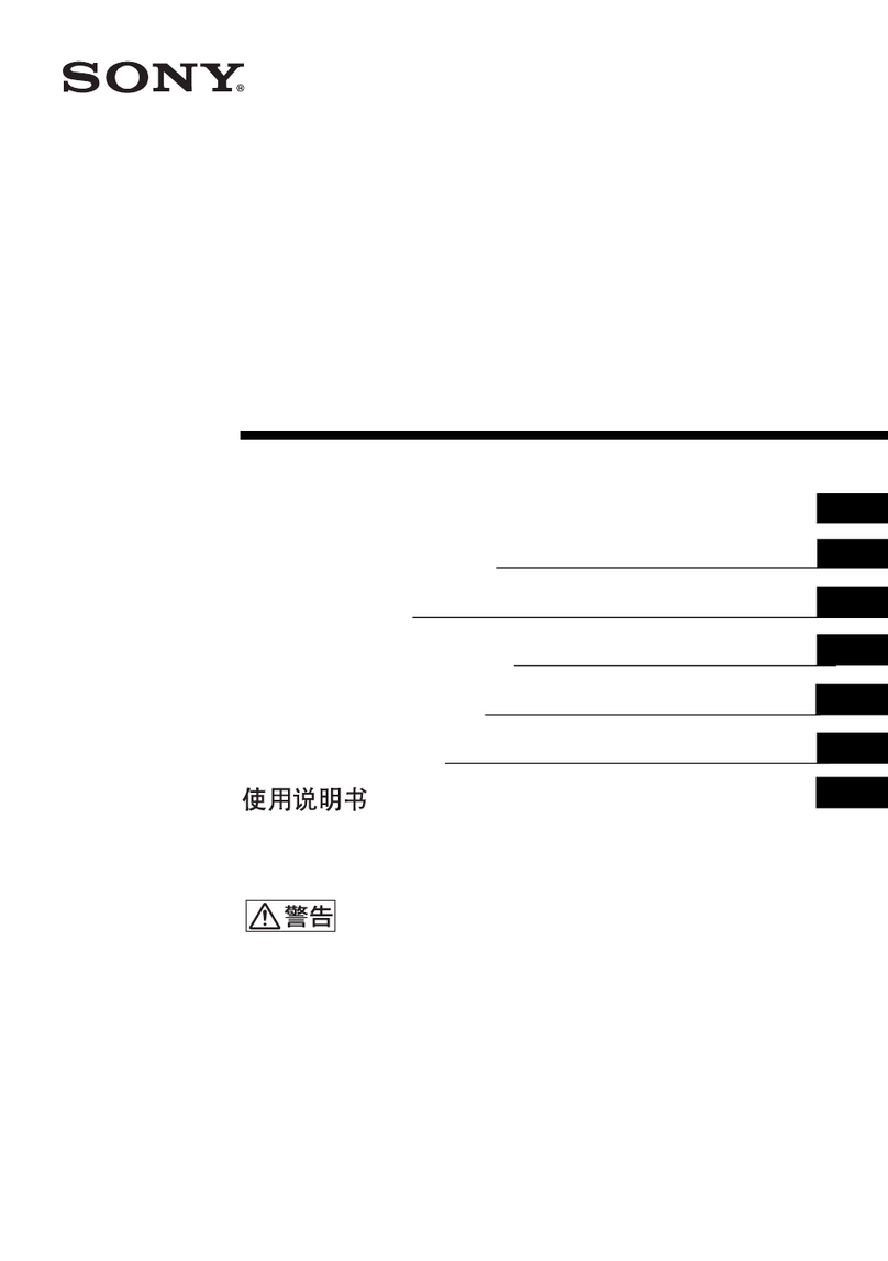 Sony BKM-220D User manual Sony BKM-220D User manual