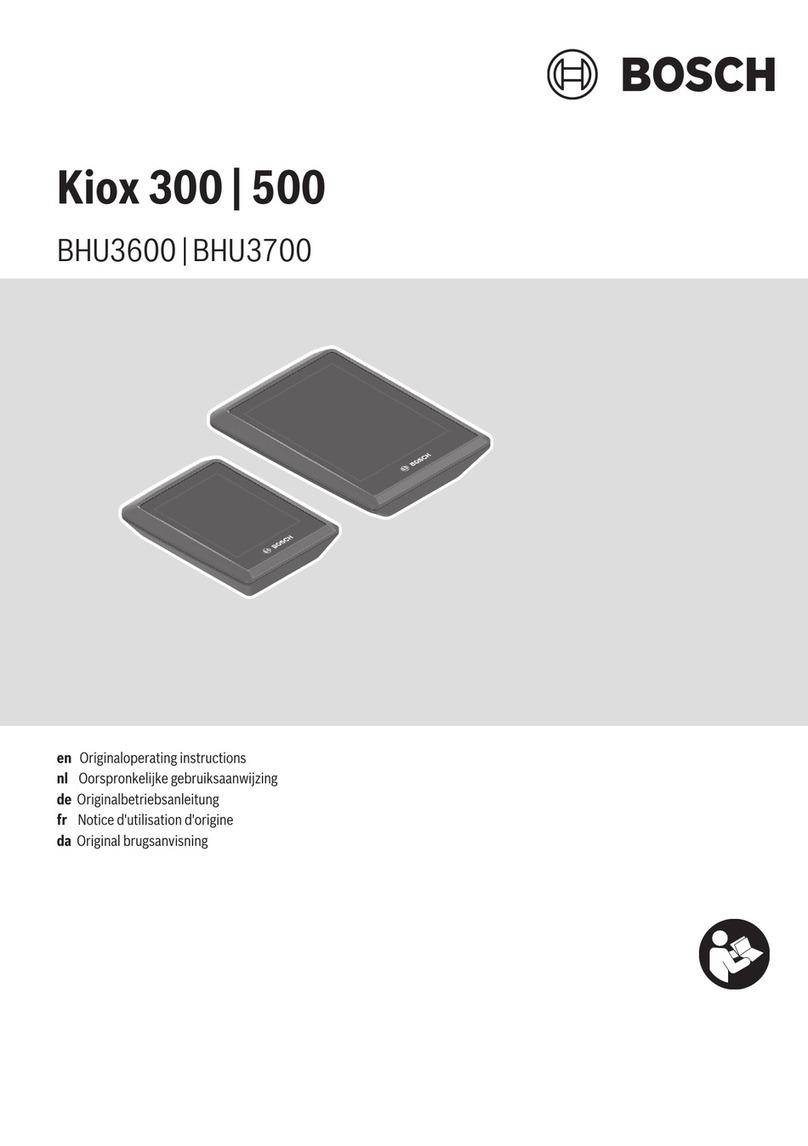 Bosch Kiox 300 User manual