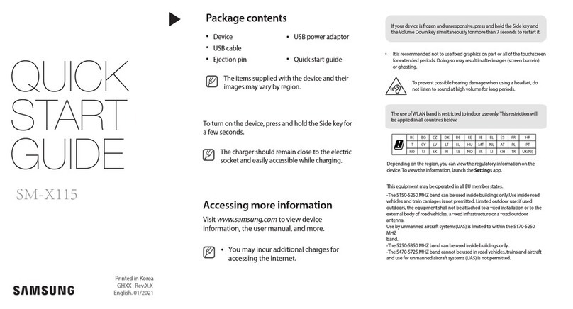 Samsung SM-X115 User manual