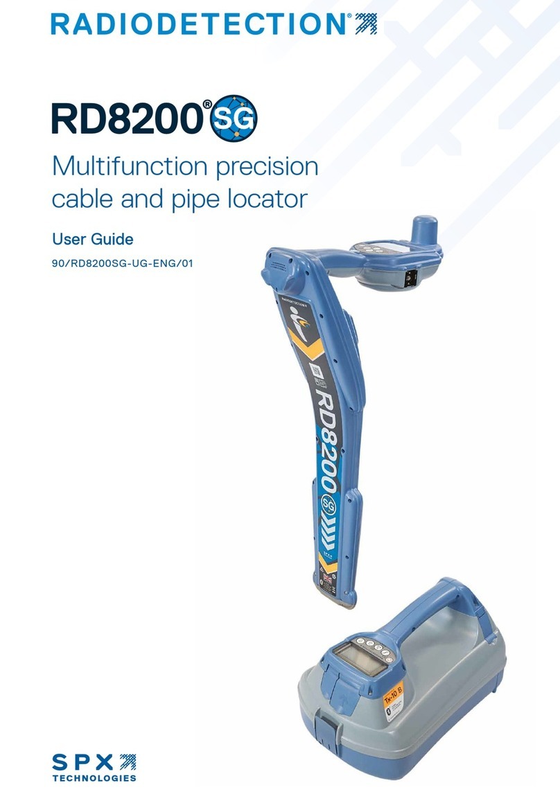 Radiodetection RD8200 SG user guide Radiodetection RD8200 SG user guide