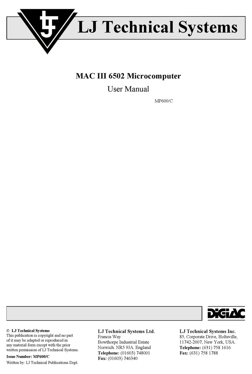 LJ MAC III 6502 user manual