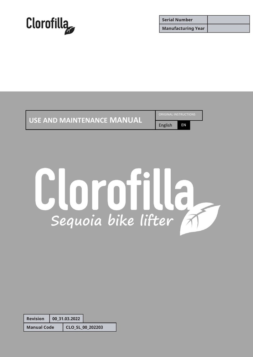 buratti meccanica Clorofilla Sequoia Use and maintenance manual buratti meccanica Clorofilla Sequoia Use and maintenance manual