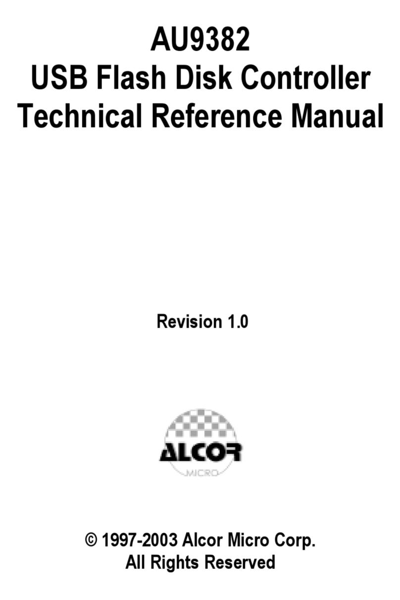 Alcor Micro AU9382 Product manual