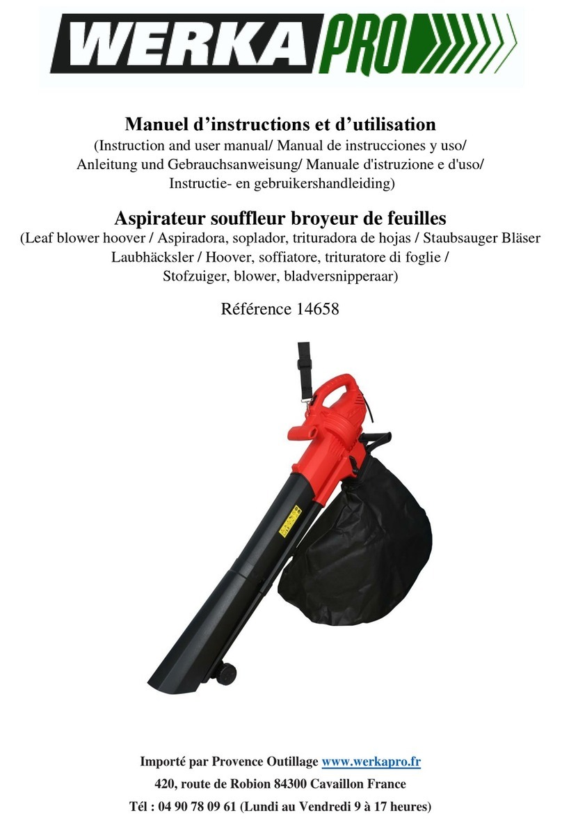 WERKAPRO 14658 Instruction and user's manual