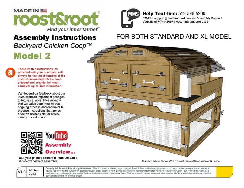 roost&root Backyard Chicken Coop 2 Assembly instructions