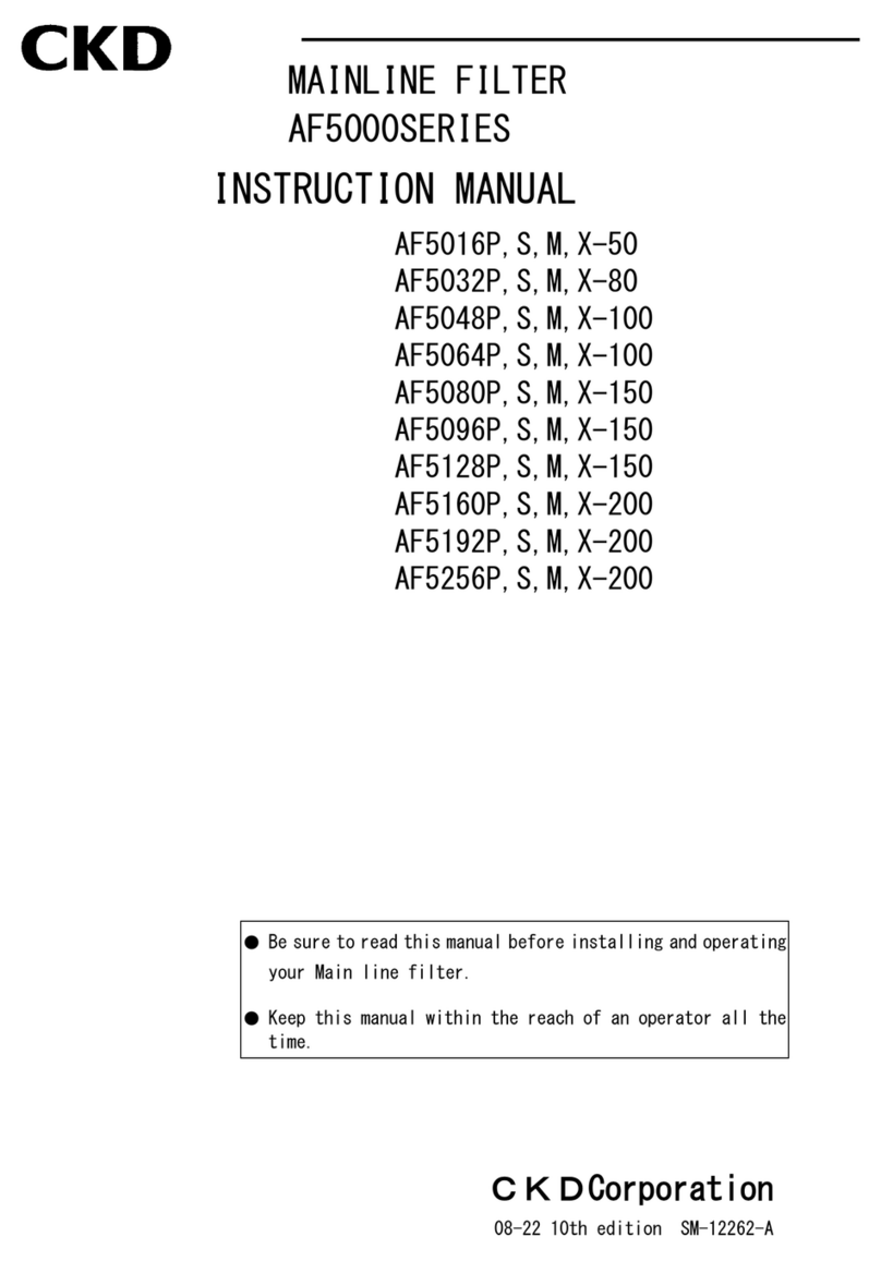 CKD AF5000 Series User manual