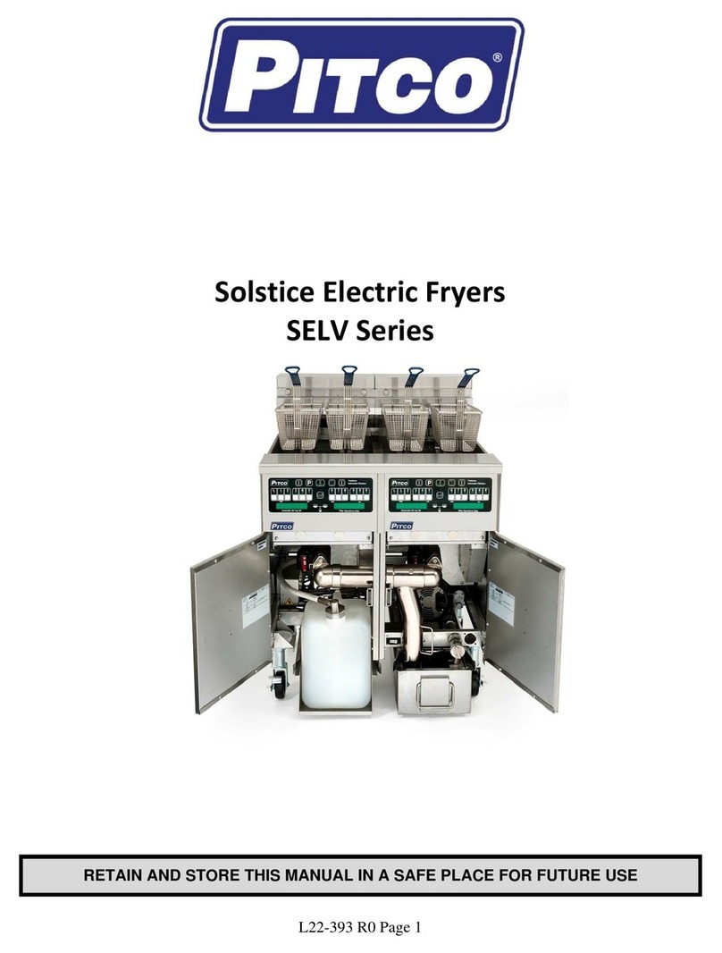 Pitco SELV Series manual