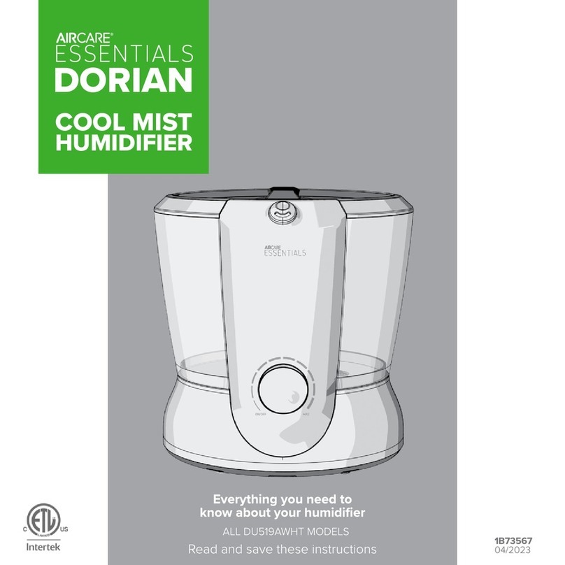 Aircare DORIAN User manual