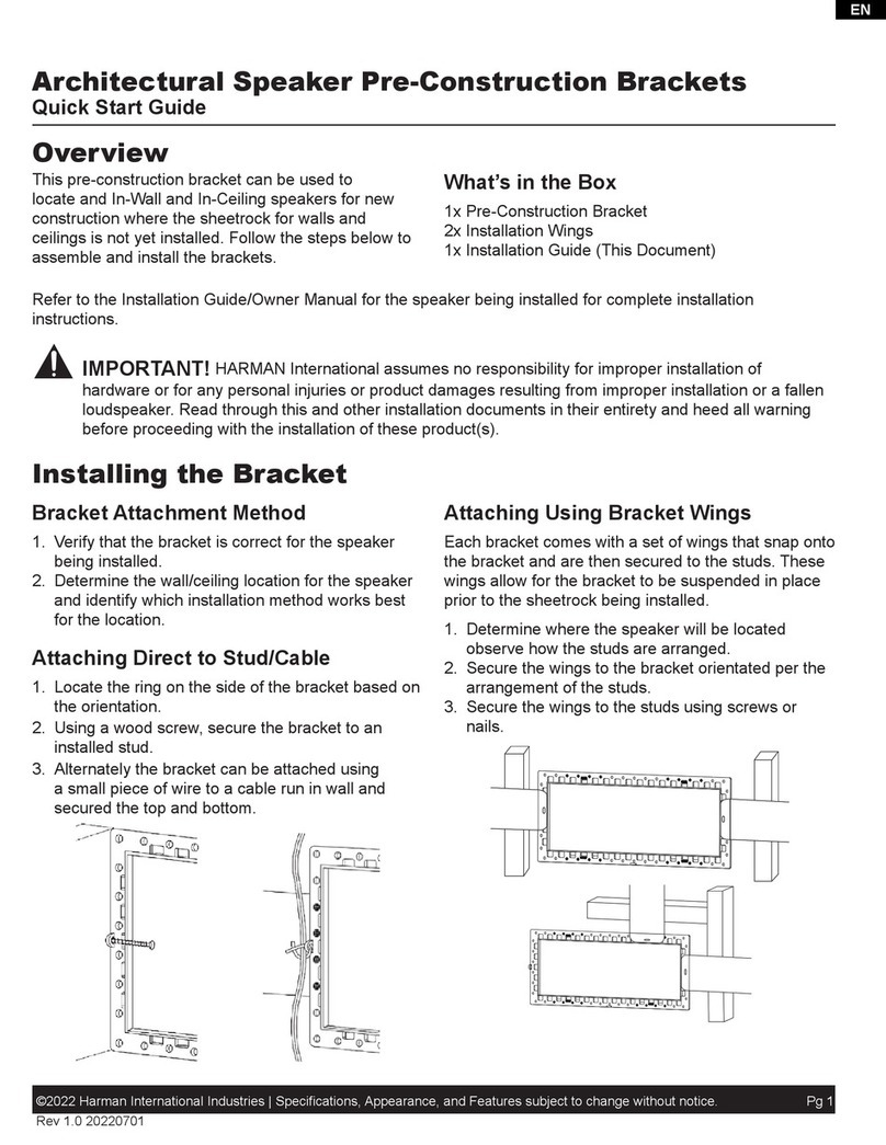 JBL JBLWB54 User manual
