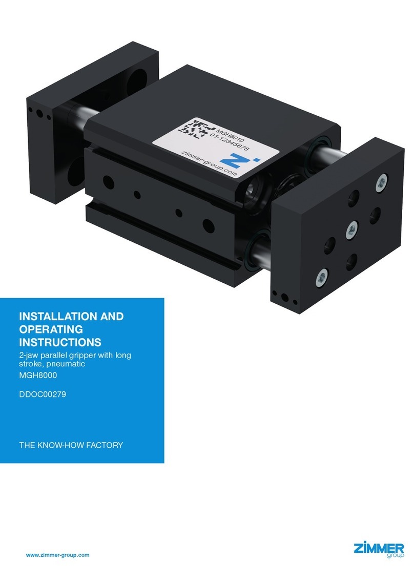 Zimmer MGH8000 User manual
