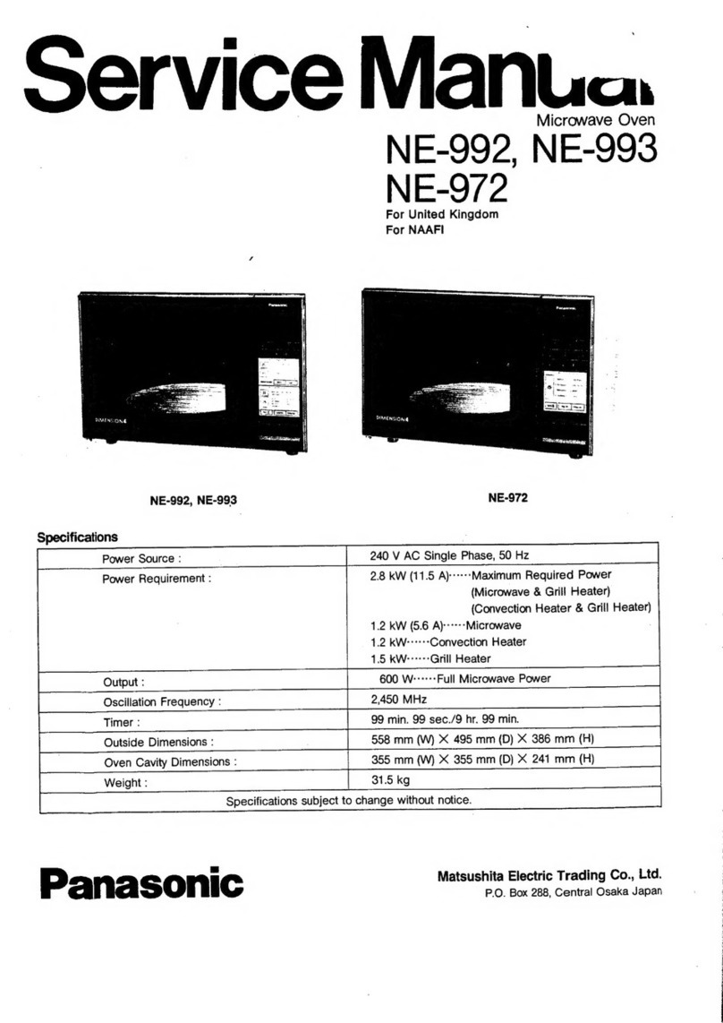 Panasonic NE-992 Service manual