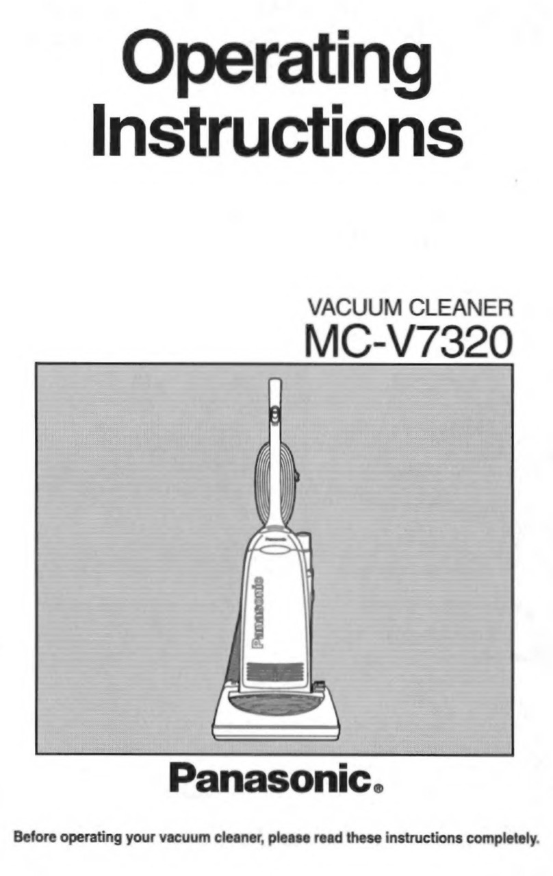 Panasonic MCV7320 - UPRIGHT VACUUM-QKDR operating instructions