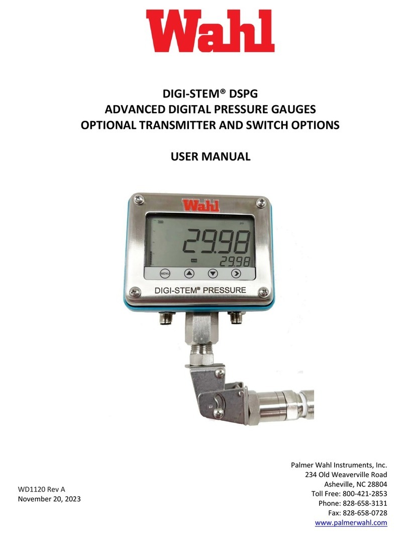 Wahl DIGI-STEM DSPG user manual