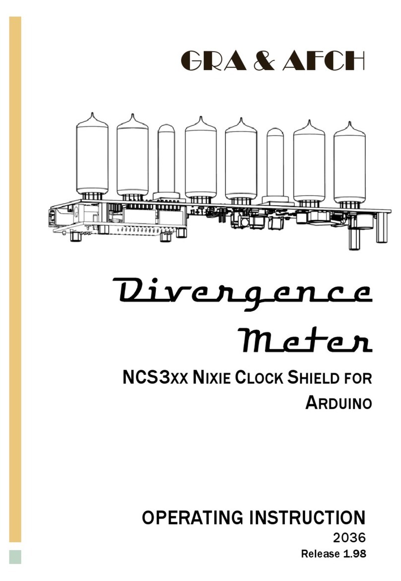 GRA & AFCH Divergence Meter NCS3 Series operating instructions