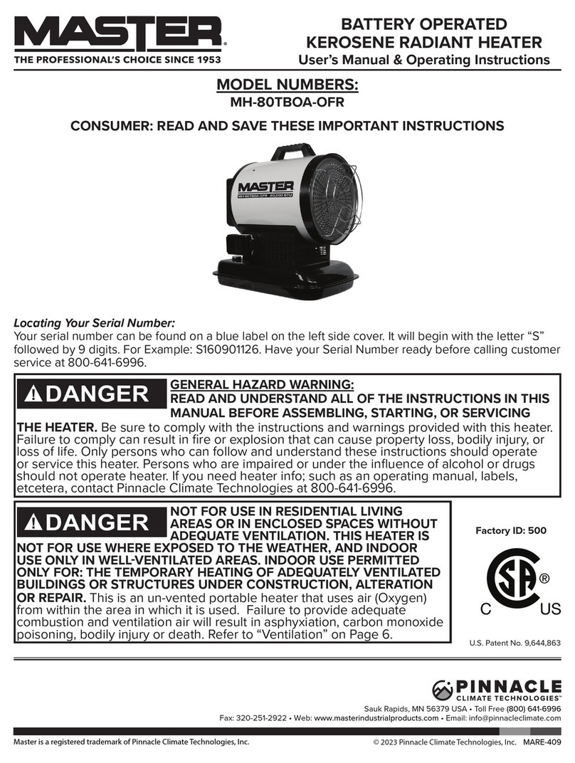 Master MH-80TBOA-OFR Training manual