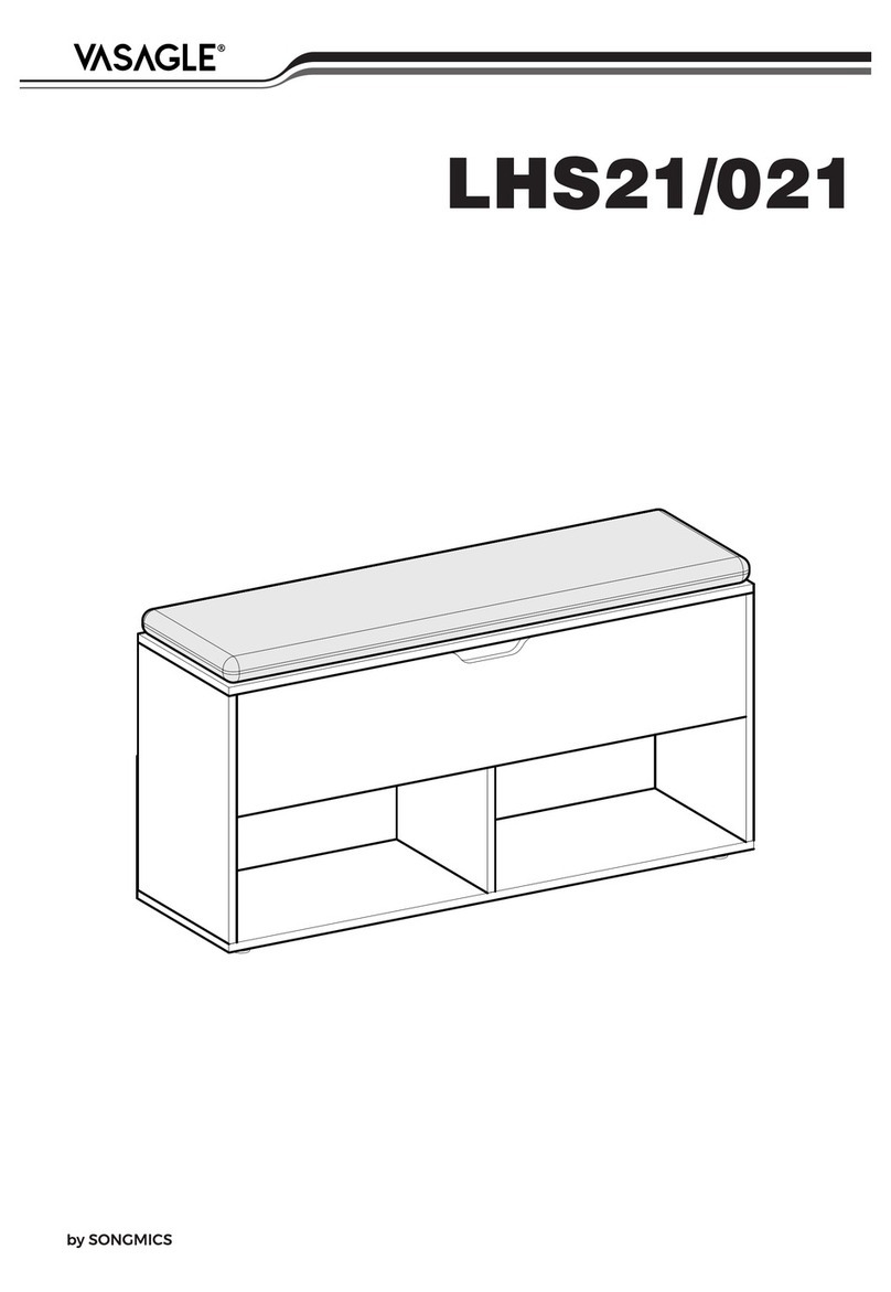 Songmics VASAGLE LHS21/021 Assembly instructions