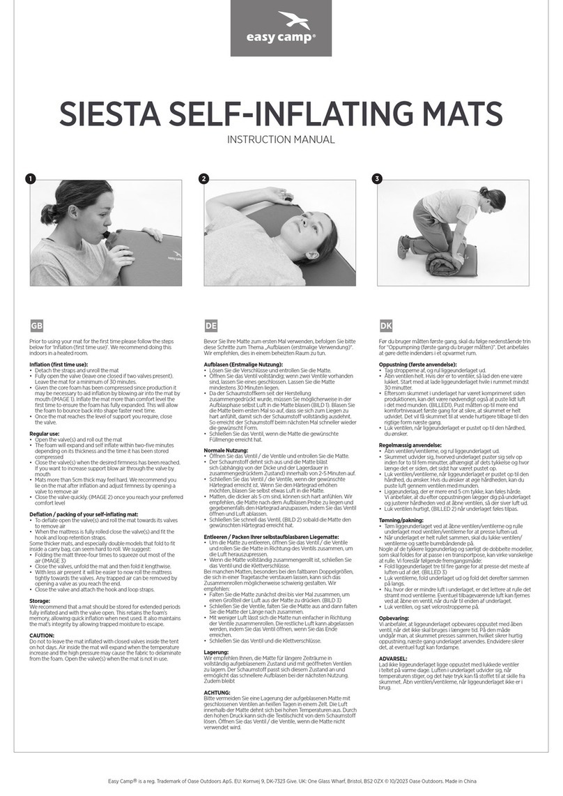Easy Camp SIESTA instruction manual