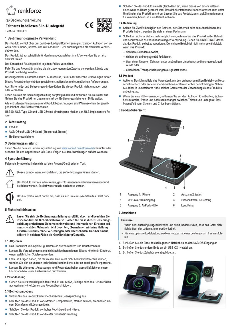 Renkforce 2890331 operating instructions