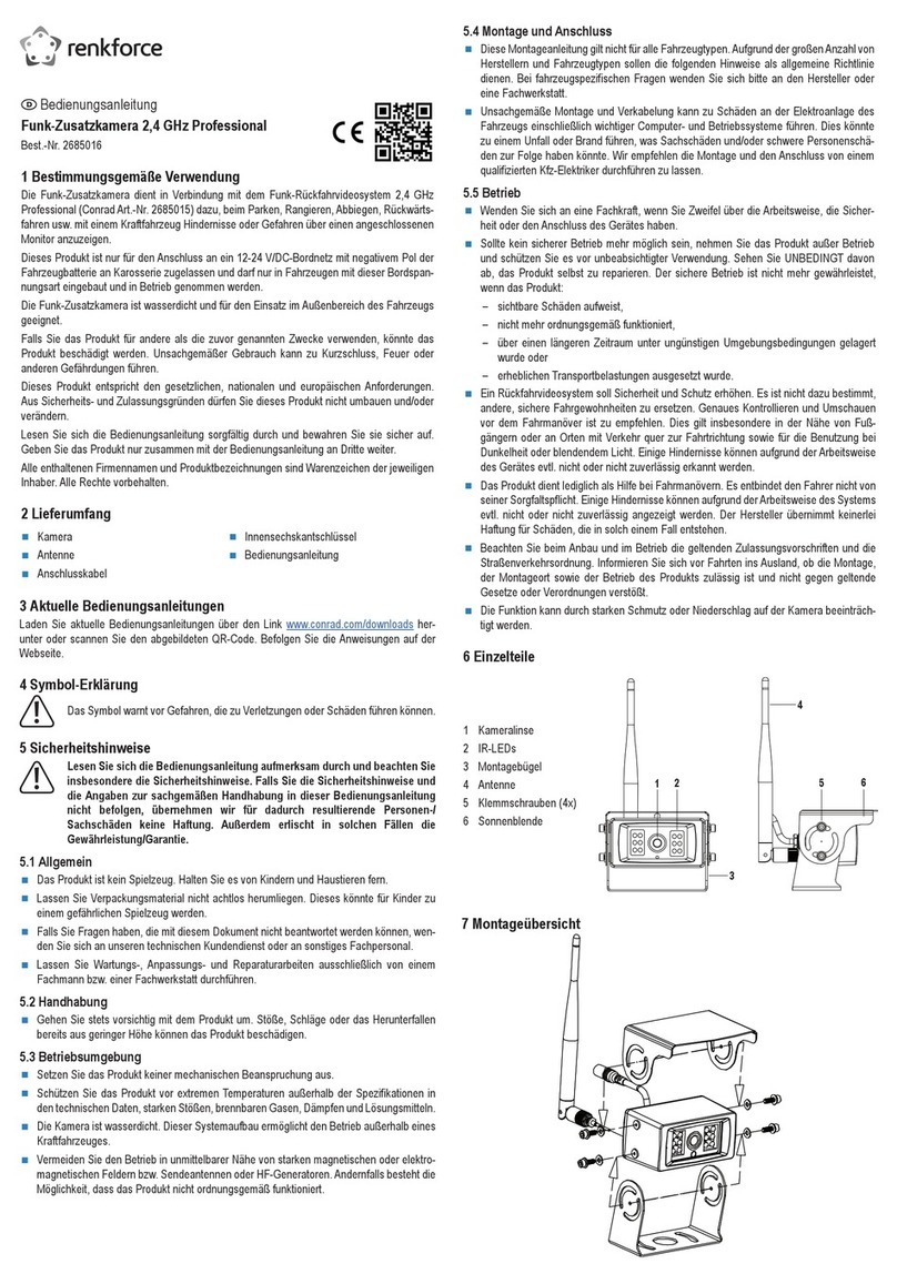 Renkforce 2685016 operating instructions