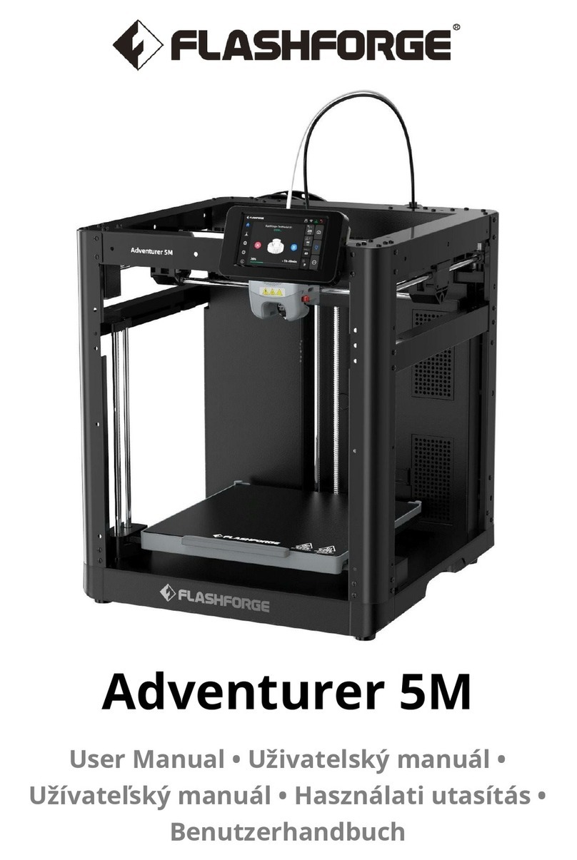 Flashforge Adventurer 5M User manual