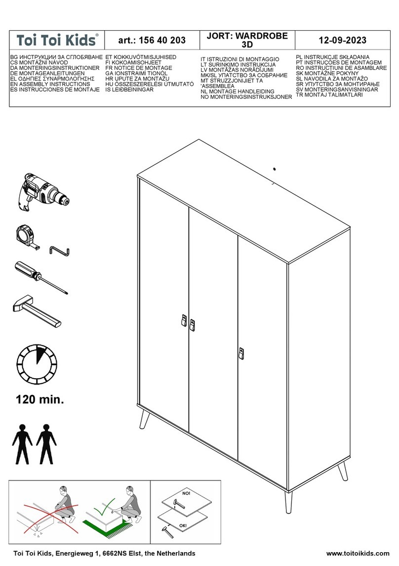 Toi Toi Kids 156 40 203 Assembly instructions