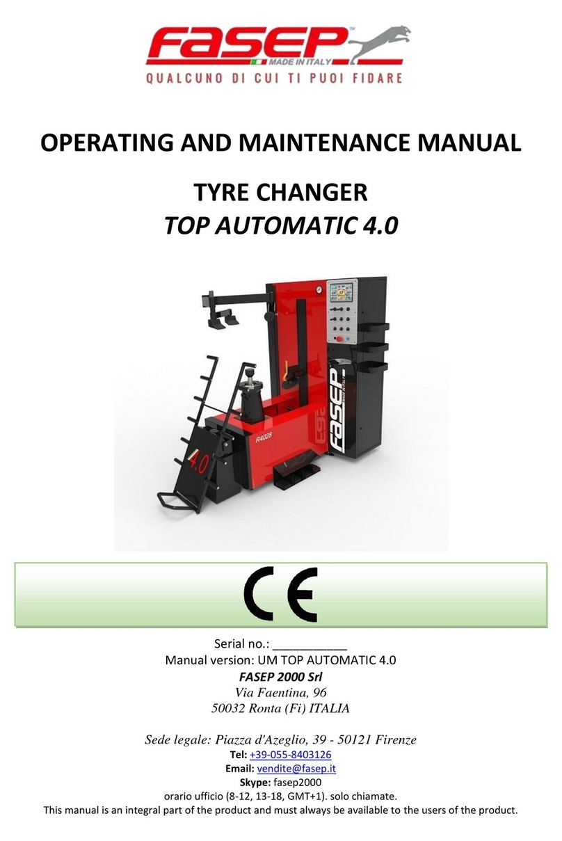 Fasep TOP AUTOMATIC 4.0 Operating and maintenance manual